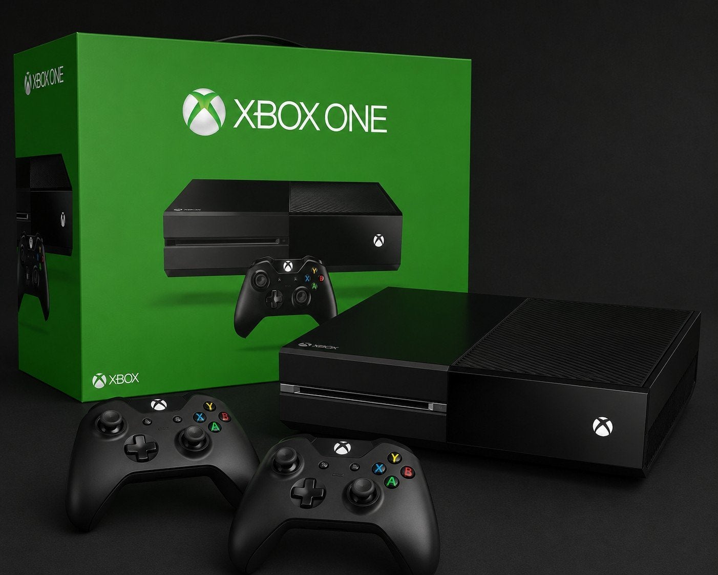 Originele Xbox One met 2 controllers, Ophalen of Verzenden, Gebruikt