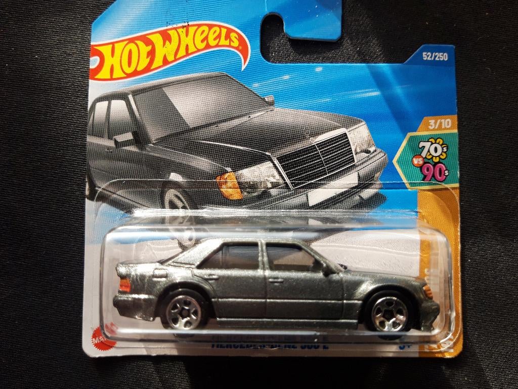 Hotwheels Mercedes-Benz 500 E donkerrgrijs -, Ophalen of Verzenden, Nieuw, Auto