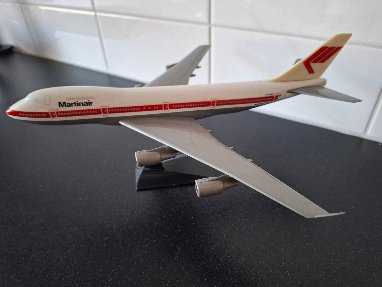 Martinair Boeing 747 schaalmodel, Overige merken, Ophalen of Verzenden, Zo goed als nieuw, Groter dan 1:72