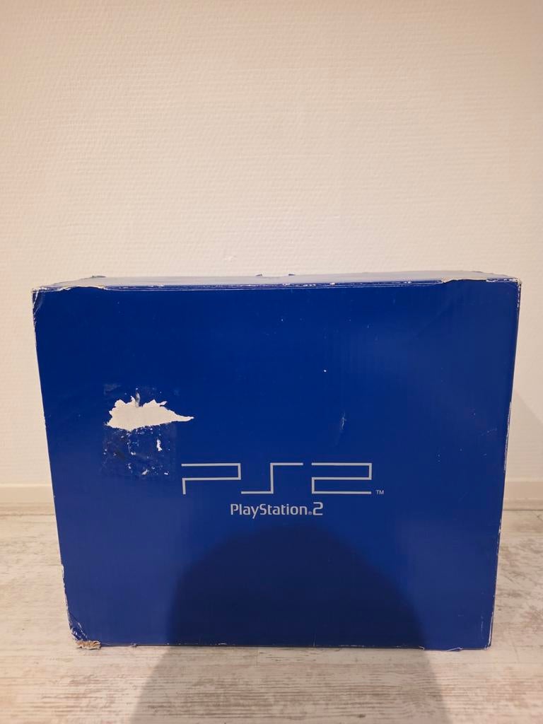 Playstation 2 in doos compleet, Ophalen of Verzenden, Met 1 controller, Gebruikt, Met games
