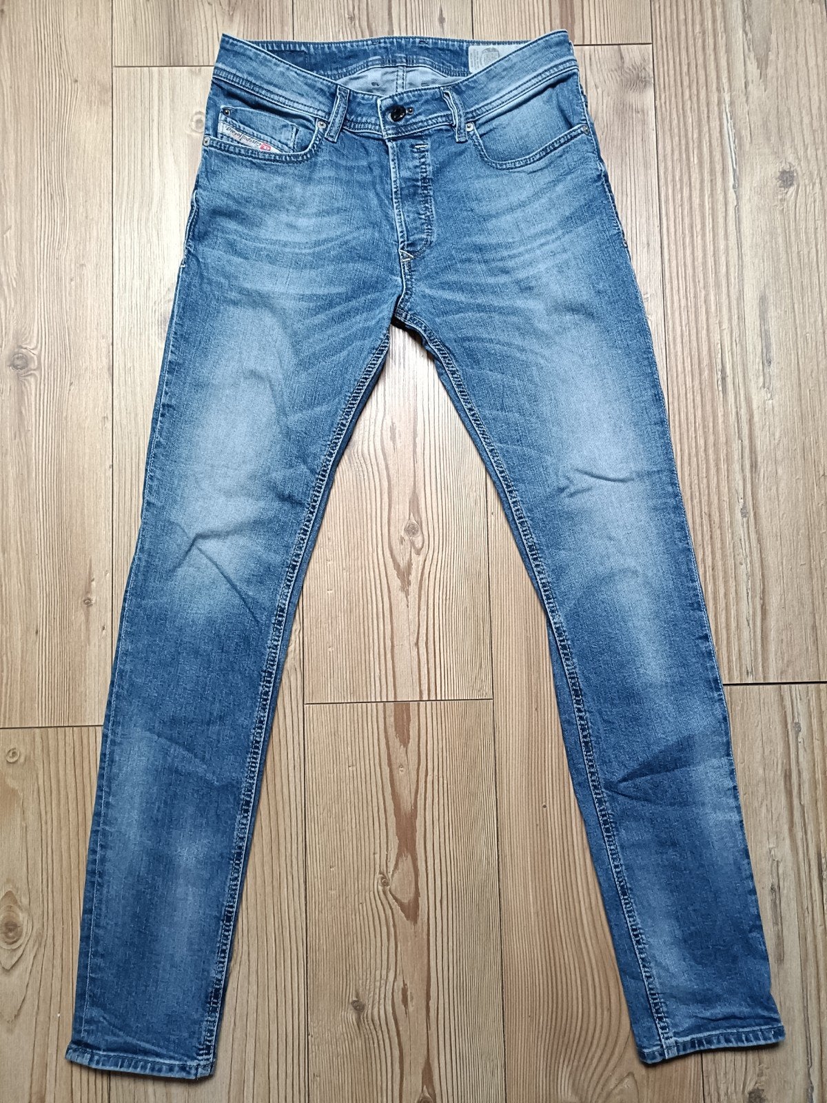 Diesel Sleenker maat 30-32, Kleding | Heren, Ophalen of Verzenden, Zo goed als nieuw, Blauw, W32 (confectie 46) of kleiner