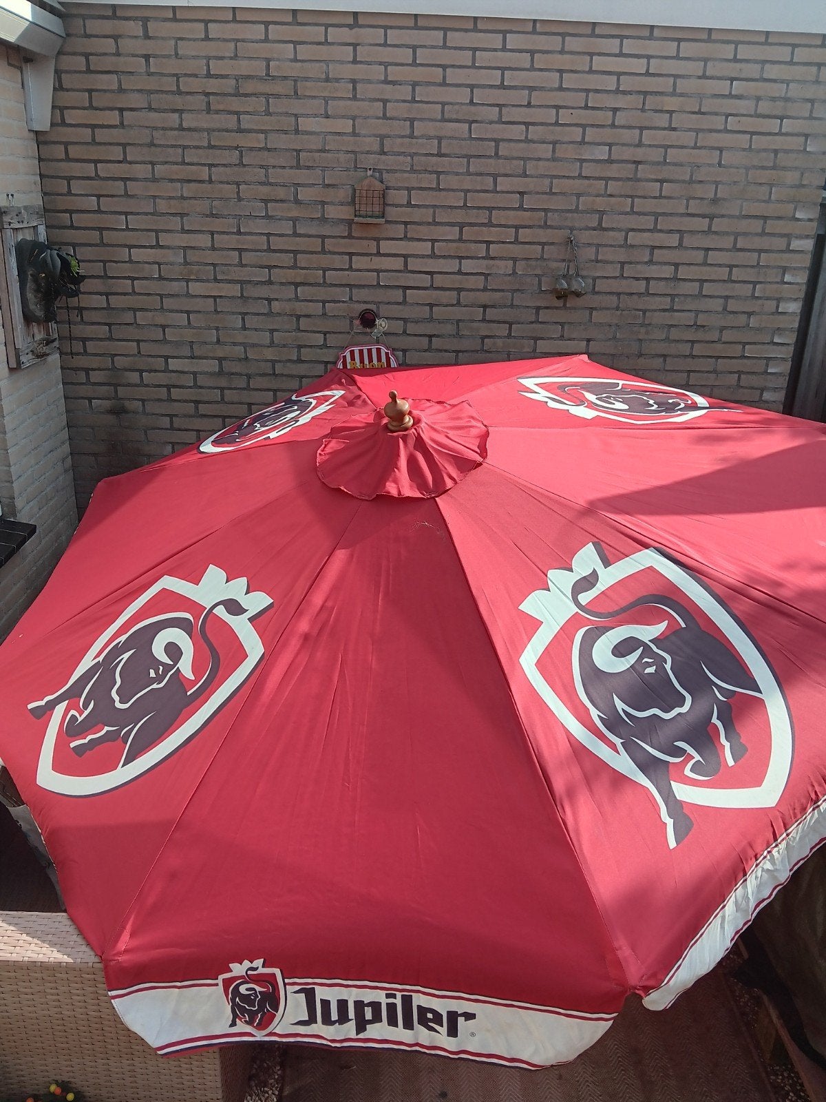 Jupiler Parasol 2,5m - nieuw in doos met lichte beschadiging