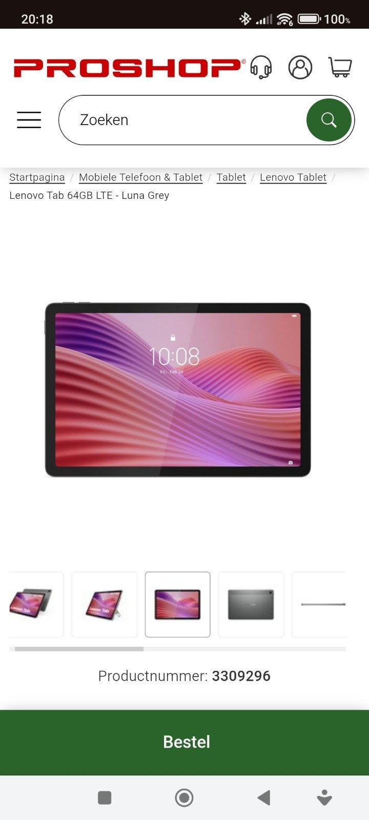 Lenovo Tab M10 HD, Computers en Software, 10 inch, Gebruikt, Ophalen of Verzenden, Tab M10 HD