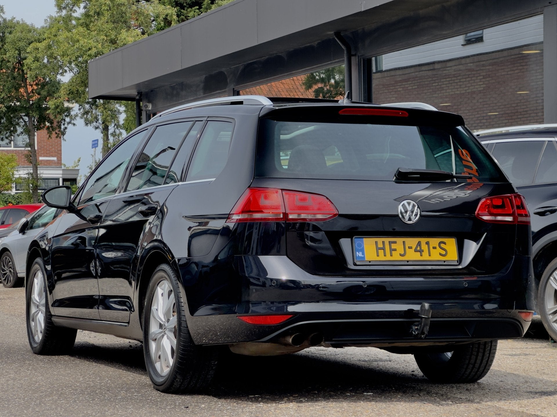 Volkswagen Golf Variant 1.4 TSI AUT7 CONNECTED SERIES PANODA, Euro 6, 4 cilinders, Leder en Stof, Zwart