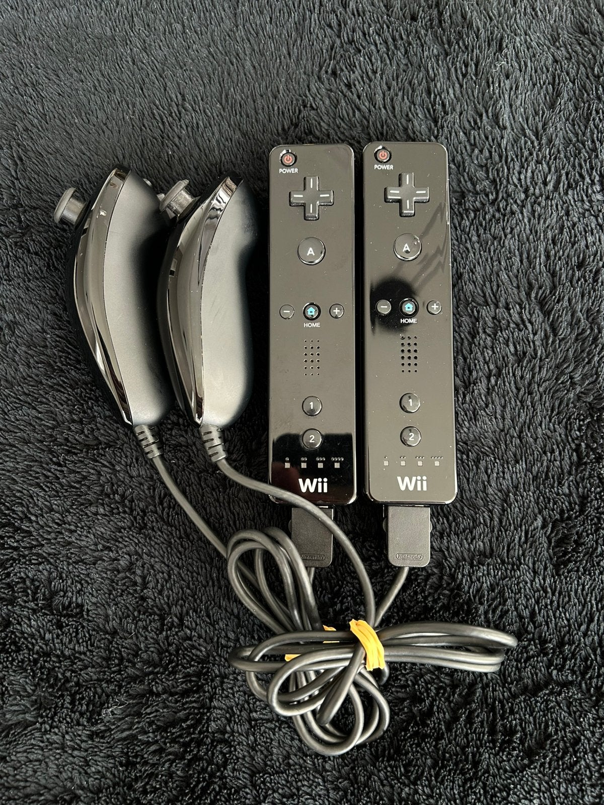Nintendo Wii Remote Controller Zwart Met Nunchuck, Overige genres, Ophalen of Verzenden, Zo goed als nieuw, 3 spelers of meer
