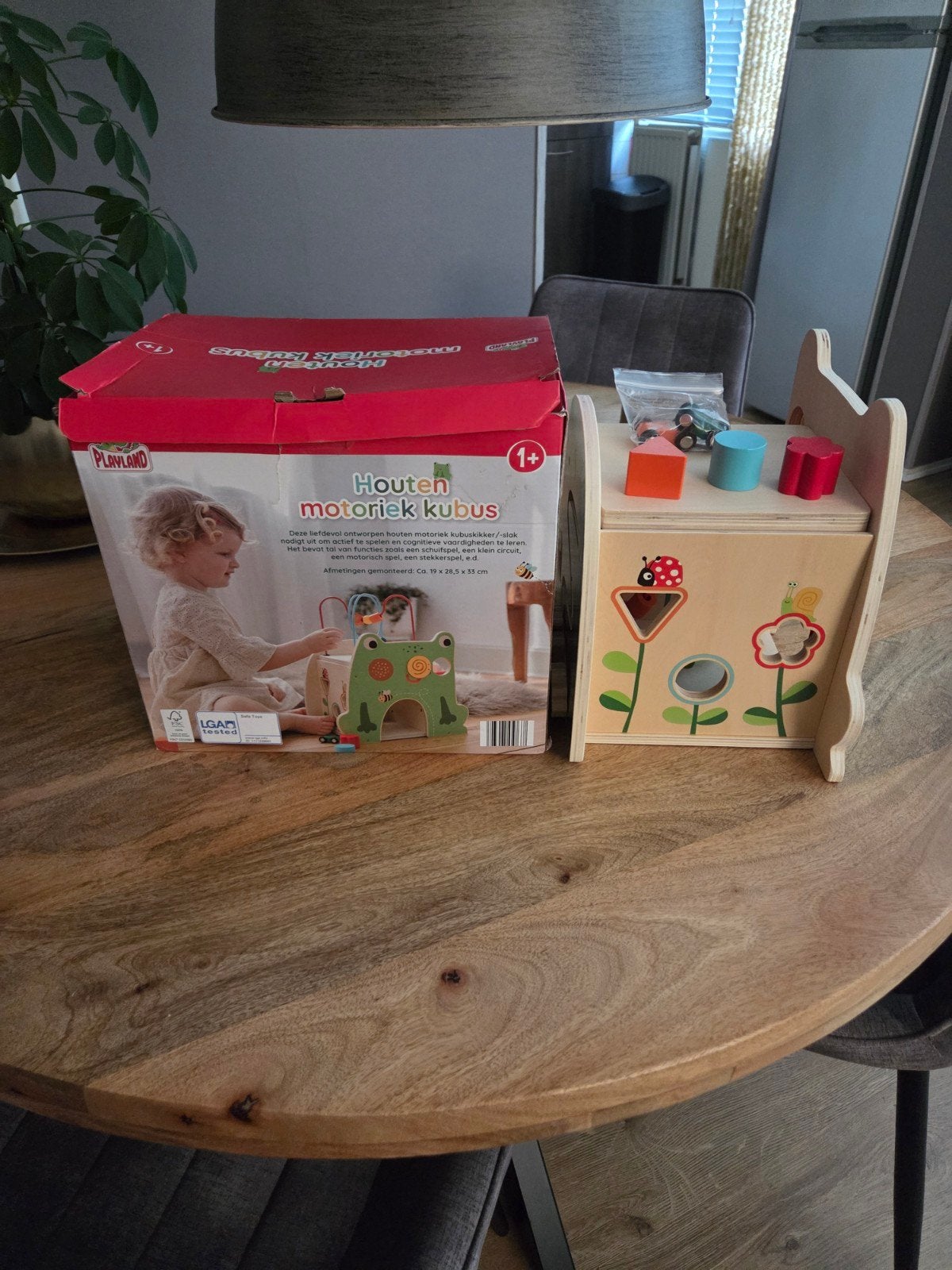 Playland Houten Motoriek Kubus -  nieuw !, Ophalen of Verzenden, Nieuw, Overige typen