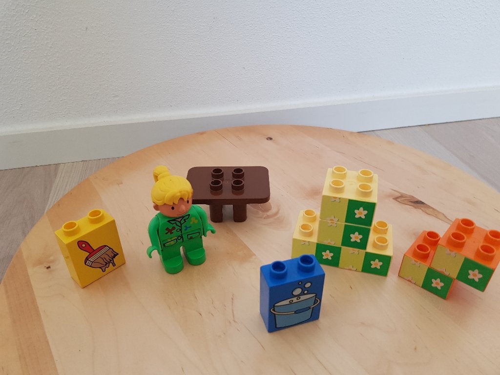 Lego duplo set 3278 Wendy gaat behangen, Gebruikt, Overige typen, Ophalen of Verzenden, Duplo