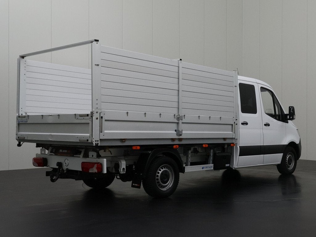 Mercedes-Benz Sprinter 315CDI Dubbele Cabine Kipper | 7-Pers, Stof, Gebruikt, Zwart, 7 stoelen