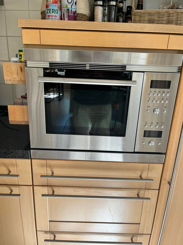 Siemens Inbouw Combi Magnetron & Oven - 60x45 cm, Gebruikt, Oven met grill, Inbouw, Magnetronfunctie