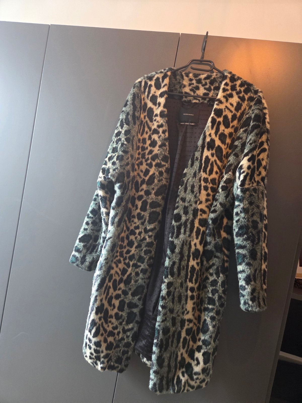 Maison Scotch Faux Fur Luipaard/Panter Jas - Maat L, Kleding | Dames, Jassen | Winter, Meerkleurig, Maat 42/44 (L), Zo goed als nieuw