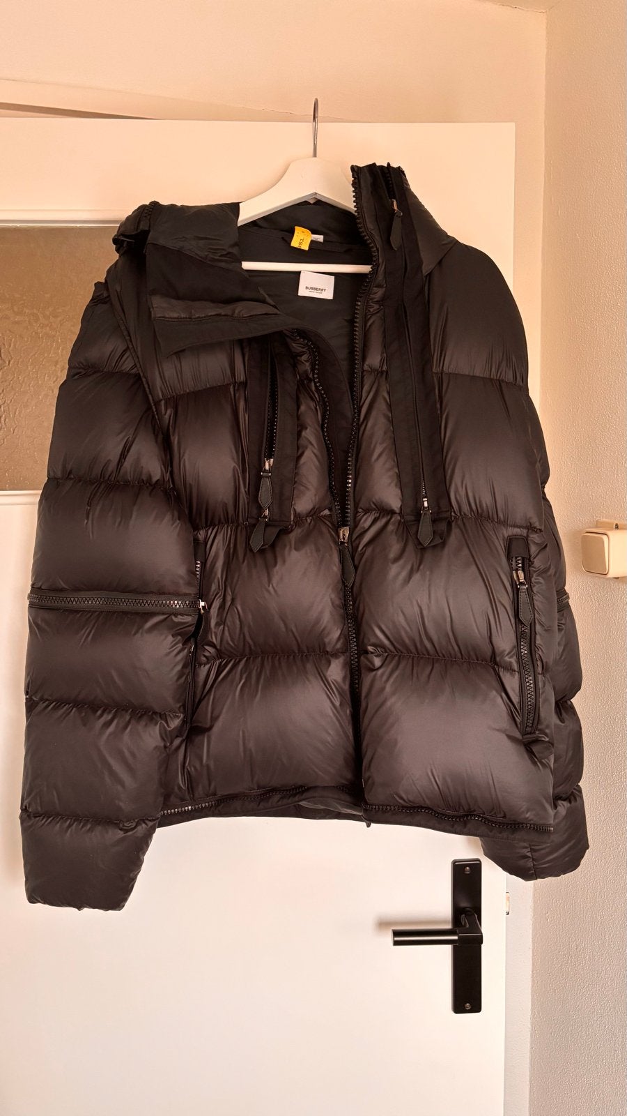 Burberry winterjas maat S - Zeer goede staat, Ophalen of Verzenden, Zo goed als nieuw, Maat 46 (S) of kleiner, Zwart