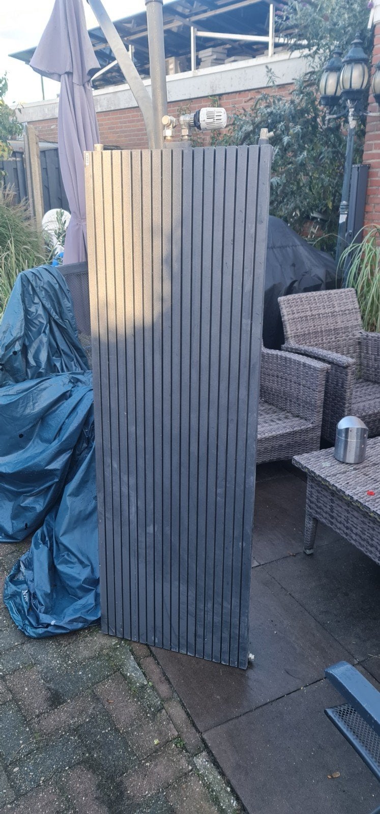 Designradiator 160x60 cm, Ophalen, Gebruikt, Radiator, 60 tot 150 cm