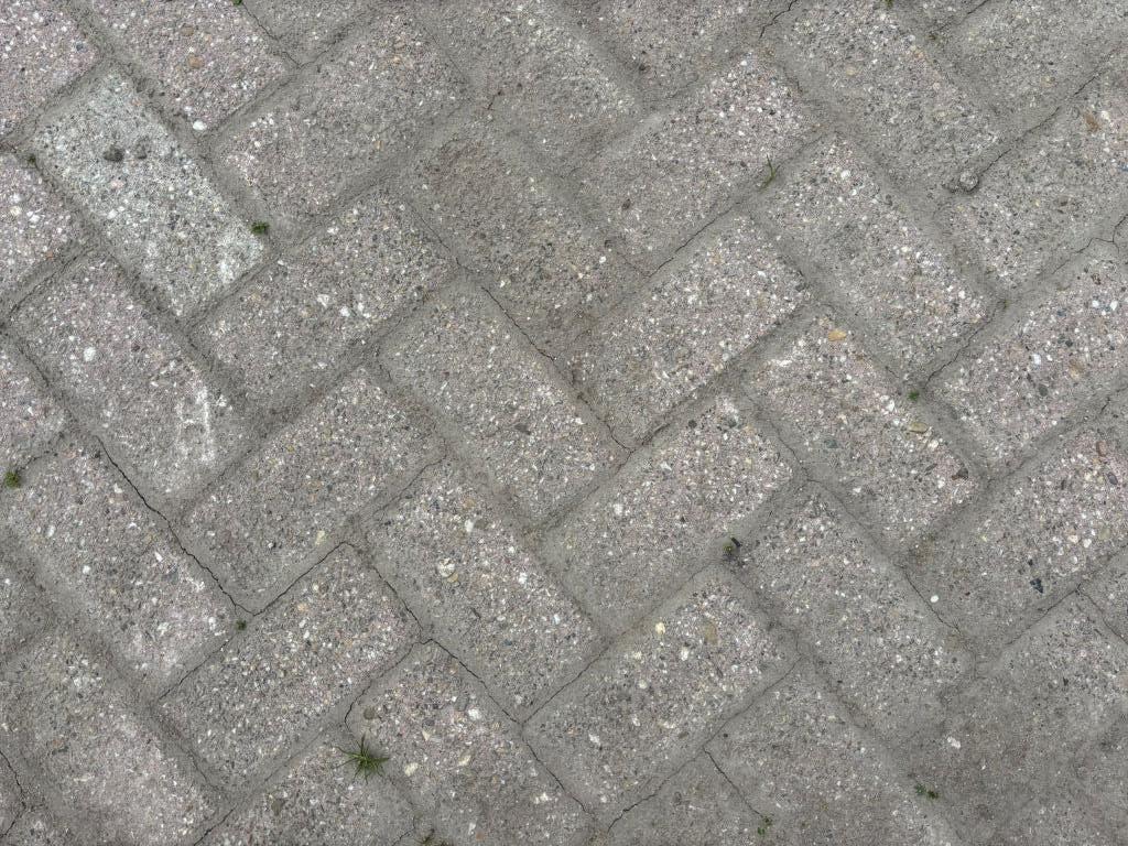 Partij Diverse Betonklinkers, 8cm, BKK, Heide en Grijs