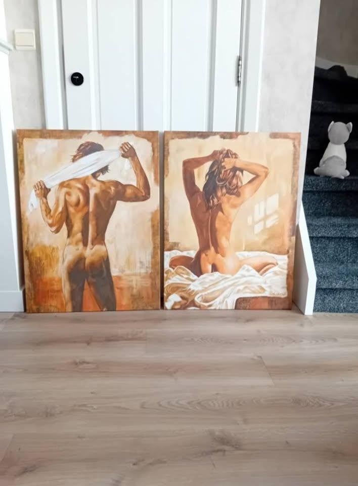 Schilderijen, Ophalen, Zo goed als nieuw, 50 tot 75 cm, Schilderij