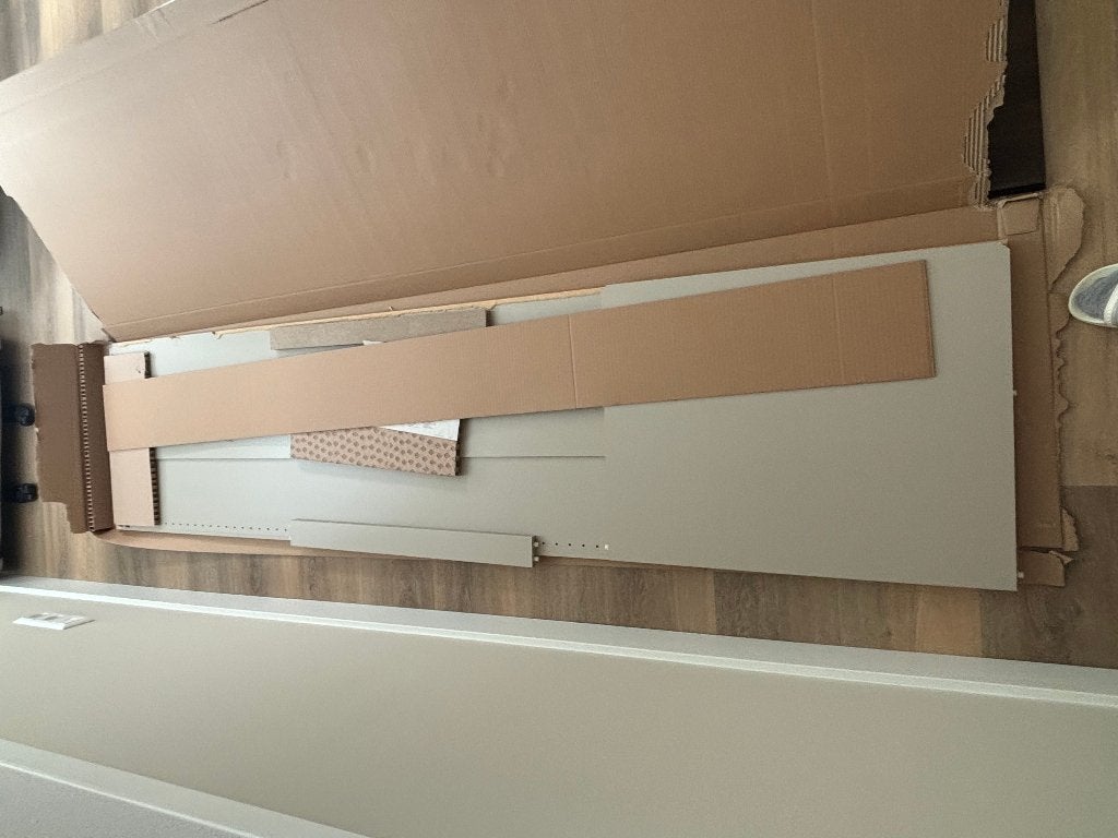 Overgebleven materiaal ikea pax kast beige, Doe-het-zelf en Verbouw, Hout en Planken, Ophalen, Minder dan 25 mm, Nieuw, Plank
