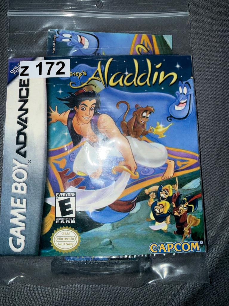 Disney Aladdin Gameboy advance (zeldzaam), Avontuur en Actie, 1 speler, Refurbished, Ophalen of Verzenden