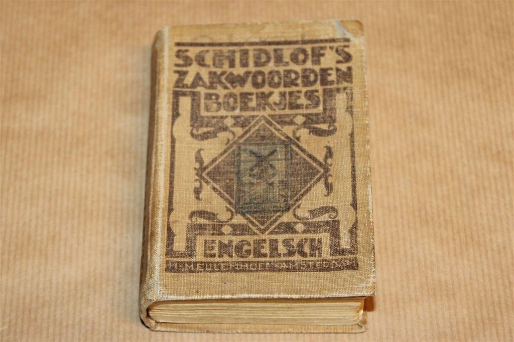 Schidlof’s Zakwoordenboekje [ca. 1920] — Nederlands-Engels, Ophalen of Verzenden, Gelezen, Van Dale, Engels