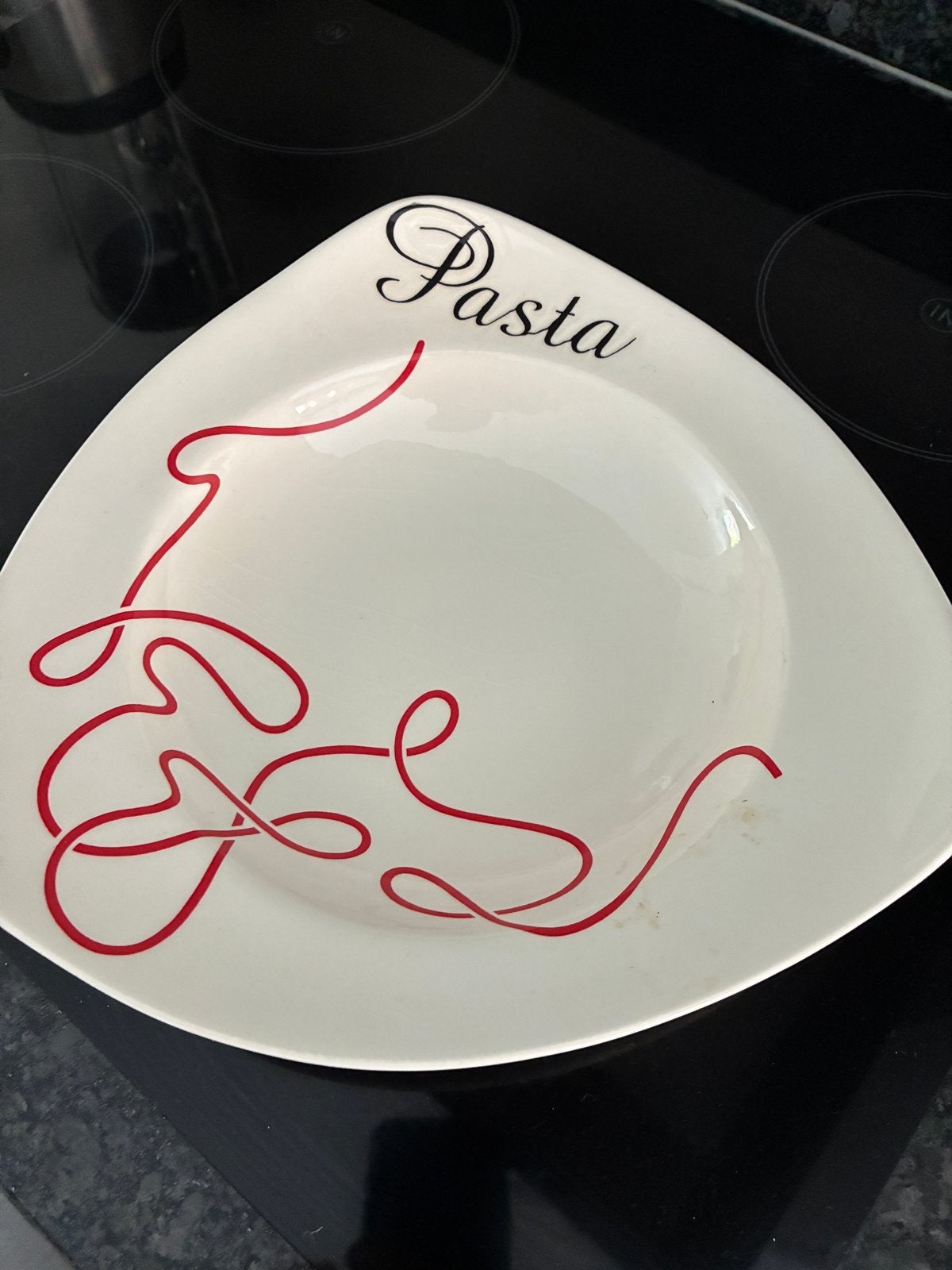 Pasta bord van Oil & Vinegar - Made in Portugal, Huis en Inrichting, Keuken | Servies, Gebruikt, Keramiek, Ophalen of Verzenden