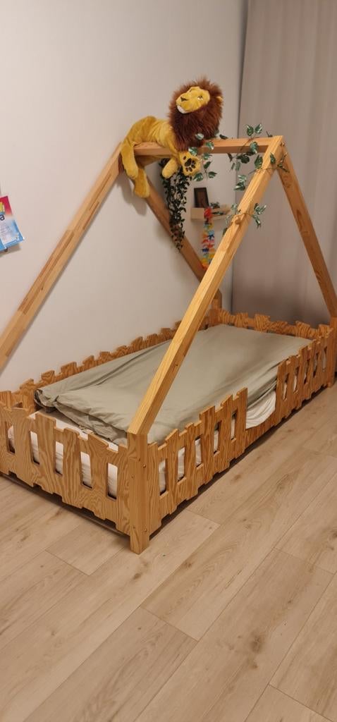 Eenpersoonsbed/ Bedhuisje Petit Puk Jardin, 85 tot 100 cm, Gebruikt, 180 cm of meer, Ophalen