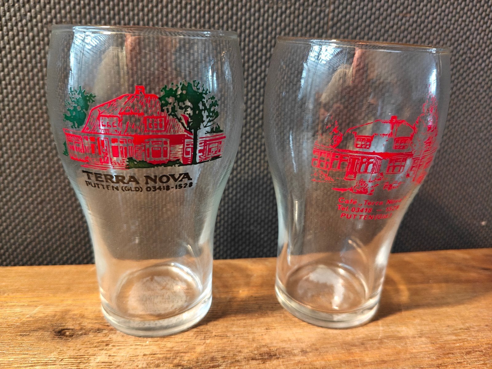 Vintage drinkglazen Terra Nova Putten, Ophalen of Verzenden
