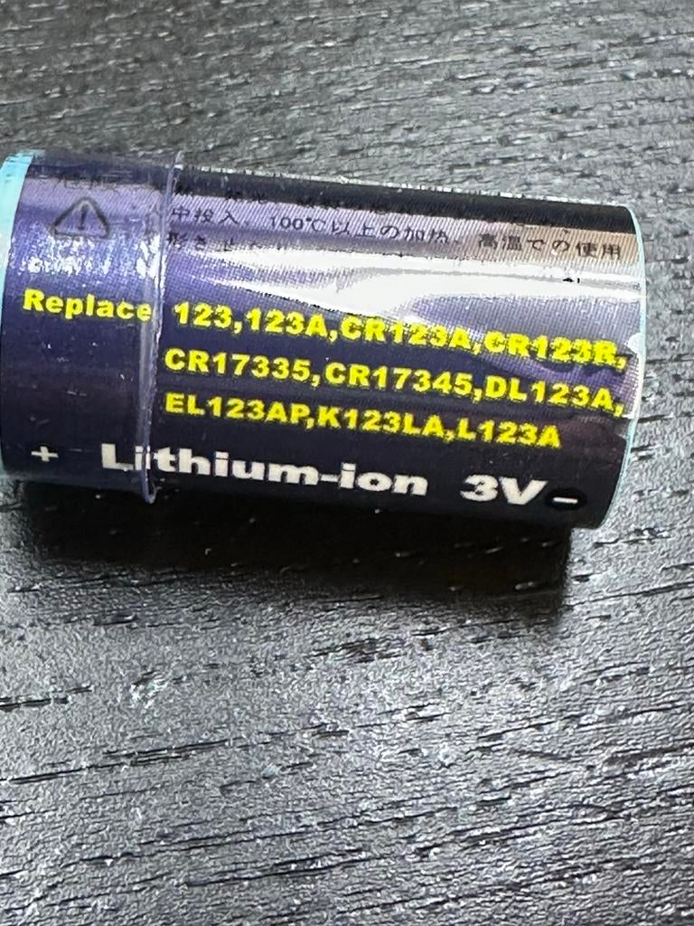 50x Oplaadbare CR123A Lithium Batterijen 3V, G, Nieuw, Ophalen of Verzenden, D