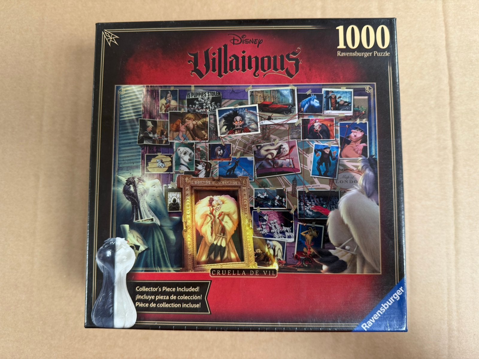NIEUW IN SEAL Ravensburger Villains puzzel 1000 stukjes, Ophalen, 500 t/m 1500 stukjes, Nieuw, Legpuzzel