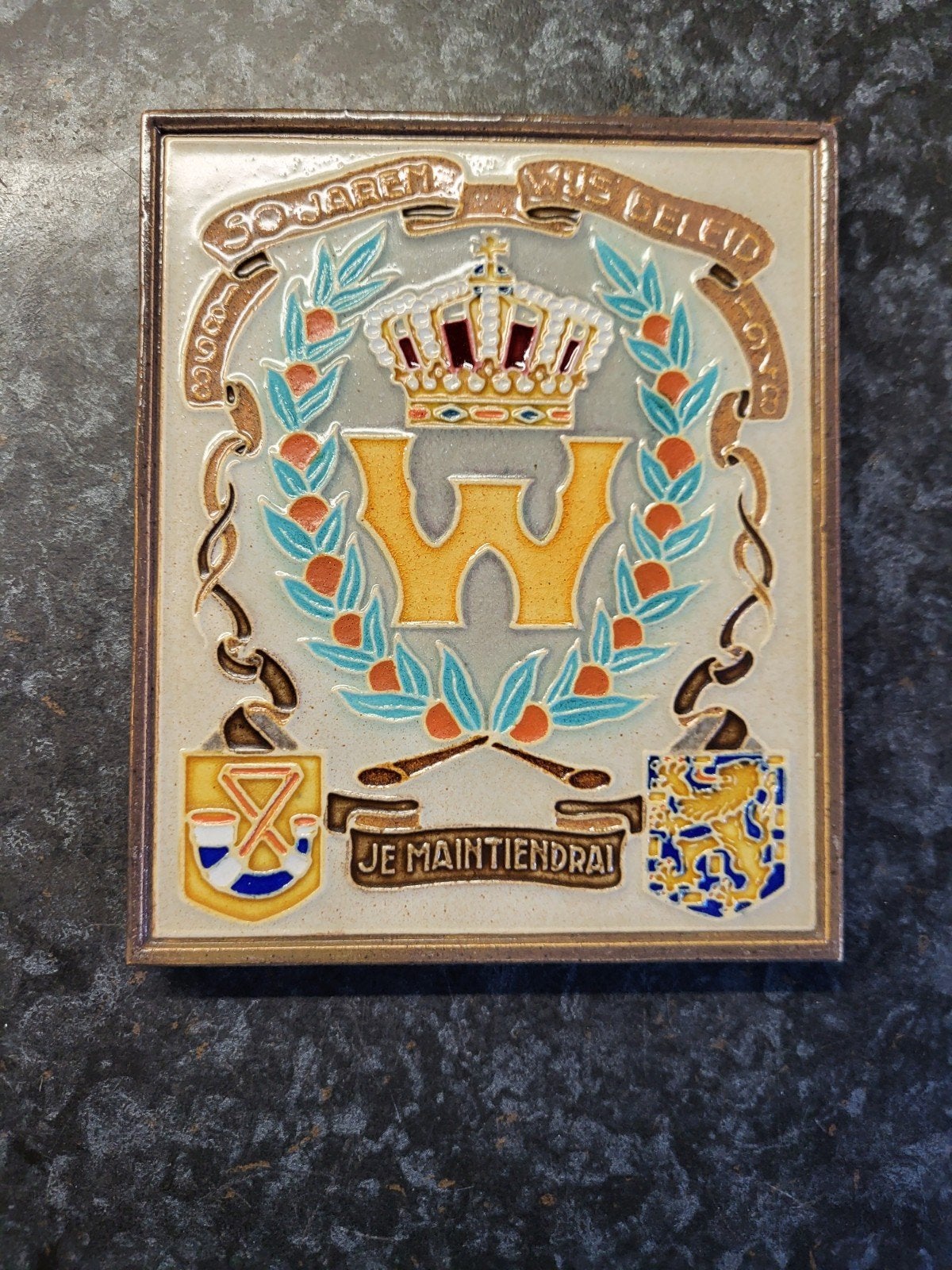 Westraven Utrecht tegel Wilhelmina, Ophalen of Verzenden