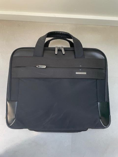 Samsonite laptop trolley tas 5 vakken, Ophalen, Gebruikt, Trolleytas, 17 inch of meer
