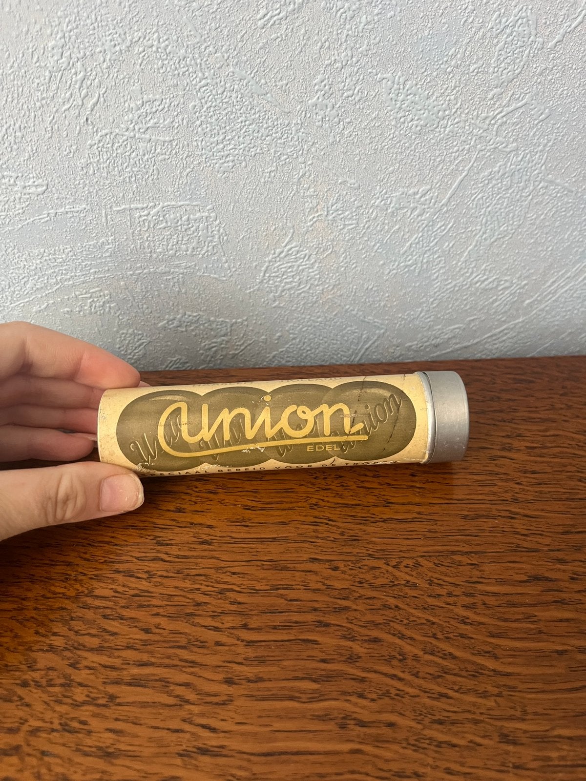 Dit is een Union Edel chocoladeblikje, Ophalen of Verzenden, Zo goed als nieuw