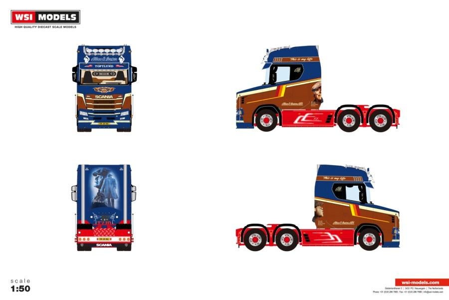 WSI  VLASTUIN S TORPEDO  FACELIFT 6X2 ALLAN & JESPER  NEW, Ophalen of Verzenden, Nieuw, Bus of Vrachtwagen, Wsi