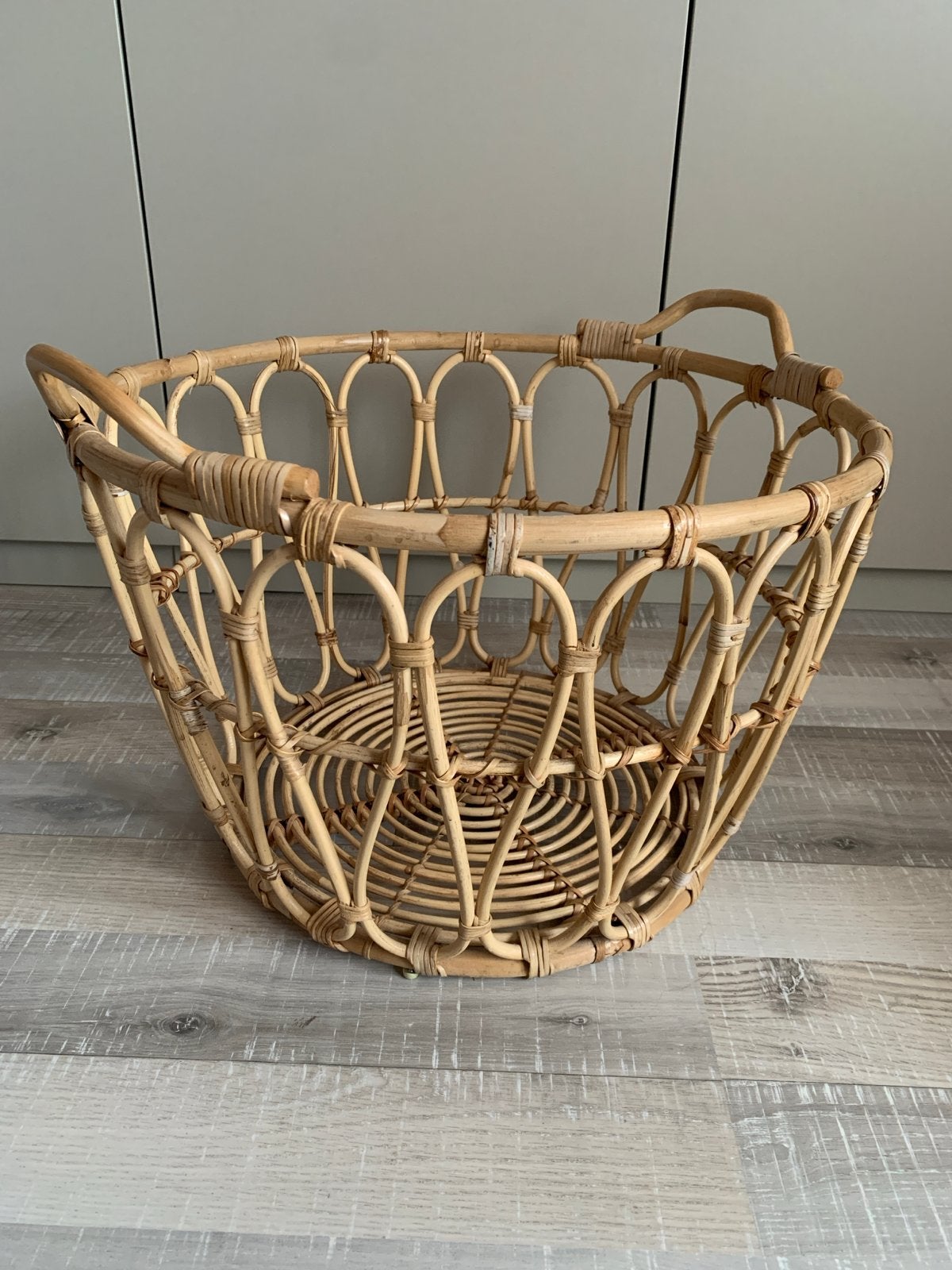 Ikea Snidad rotan mand 54x39cm, Ophalen, Gevlochten, Mand, Rond