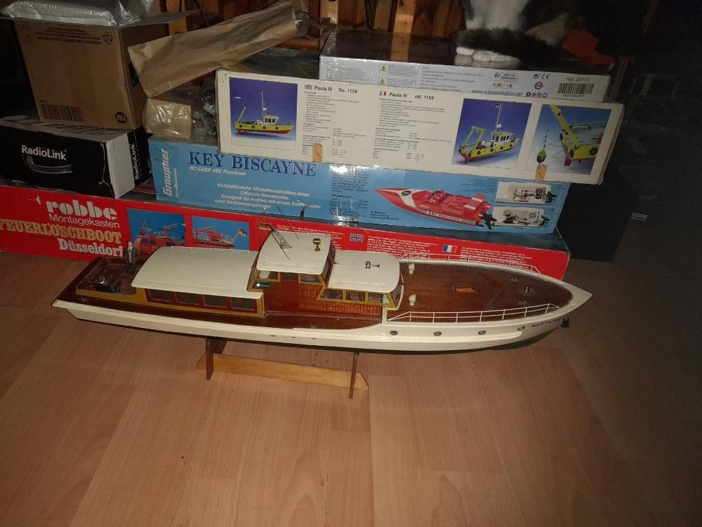 Zeer mooie RC  Royal Neptune van Billingboats, Hobby en Vrije tijd, Modelbouw | Boten en Schepen, Ophalen, Zo goed als nieuw, Groter dan 1:32