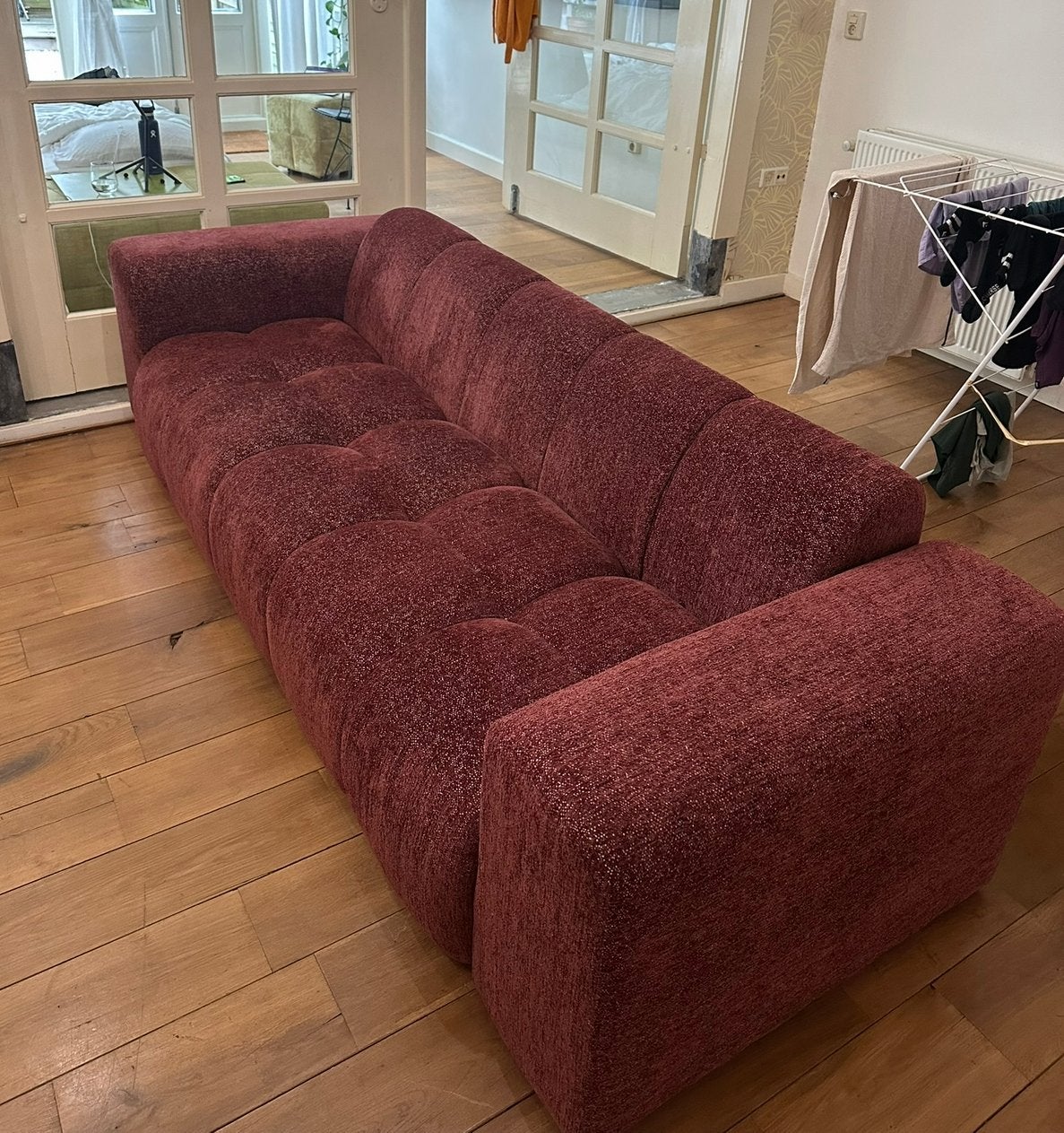 3-4 persoon zitz bank, Ophalen, 250 tot 300 cm, Nieuw, 75 tot 100 cm