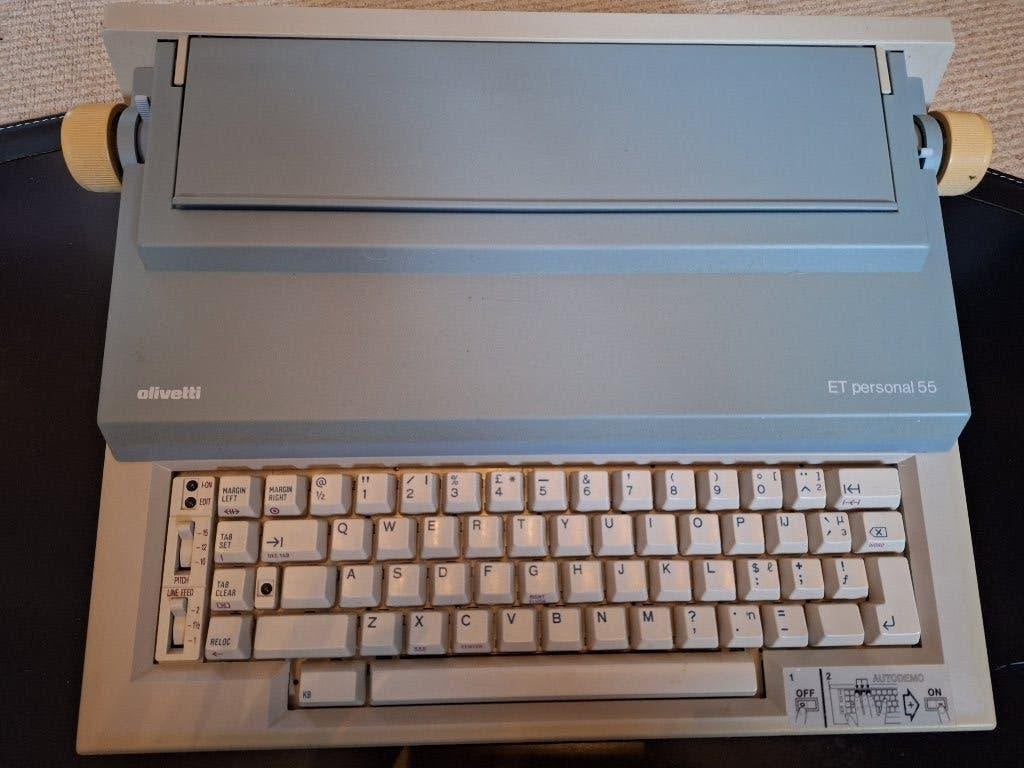 Elektrische Typemachine Olivetti ET Personal 55, Diversen, Ophalen of Verzenden, Gebruikt