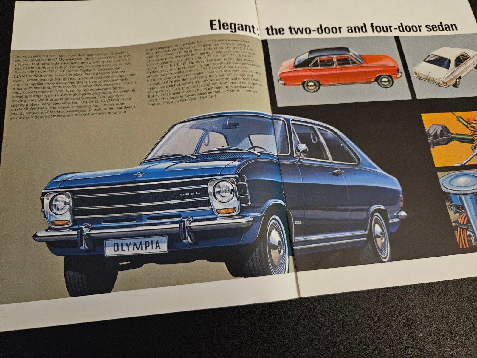 Brochure Opel Olympia 1967, Ophalen of Verzenden, Zo goed als nieuw, Opel