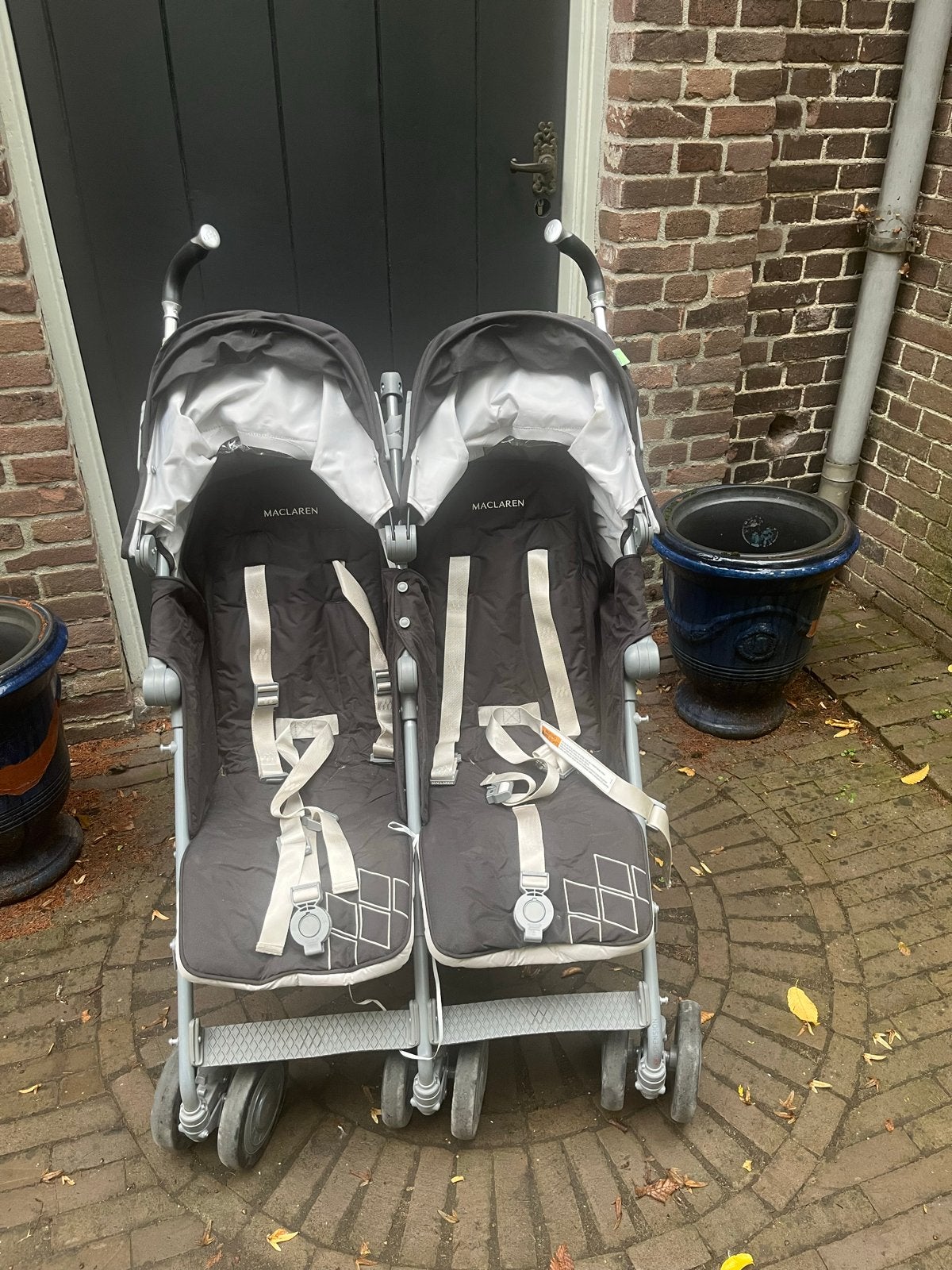 Maclaren Twin Techno Duowagen - zo goed als nieuw, Duowagen, Zo goed als nieuw, Ophalen, Kinderwagen