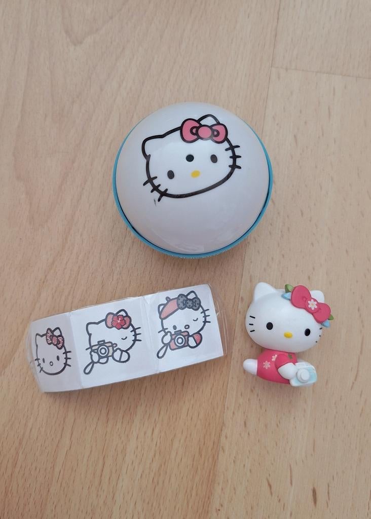 NIEUW! Hello Kitty doosje, poppetje, tattoos, Ophalen of Verzenden, Nieuw