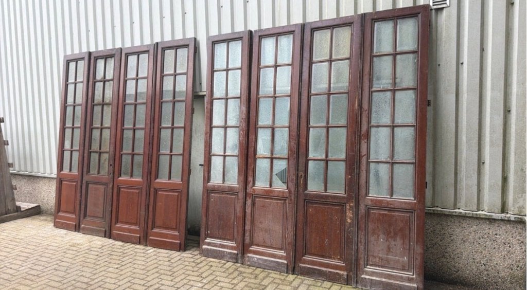 2 identieke sets vierluiken uit 1902, Jurgen.hoogenboezem@gmail.com, Binnendeur, Nieuwstraat 1c, 6271 AX Gulpen, Glas