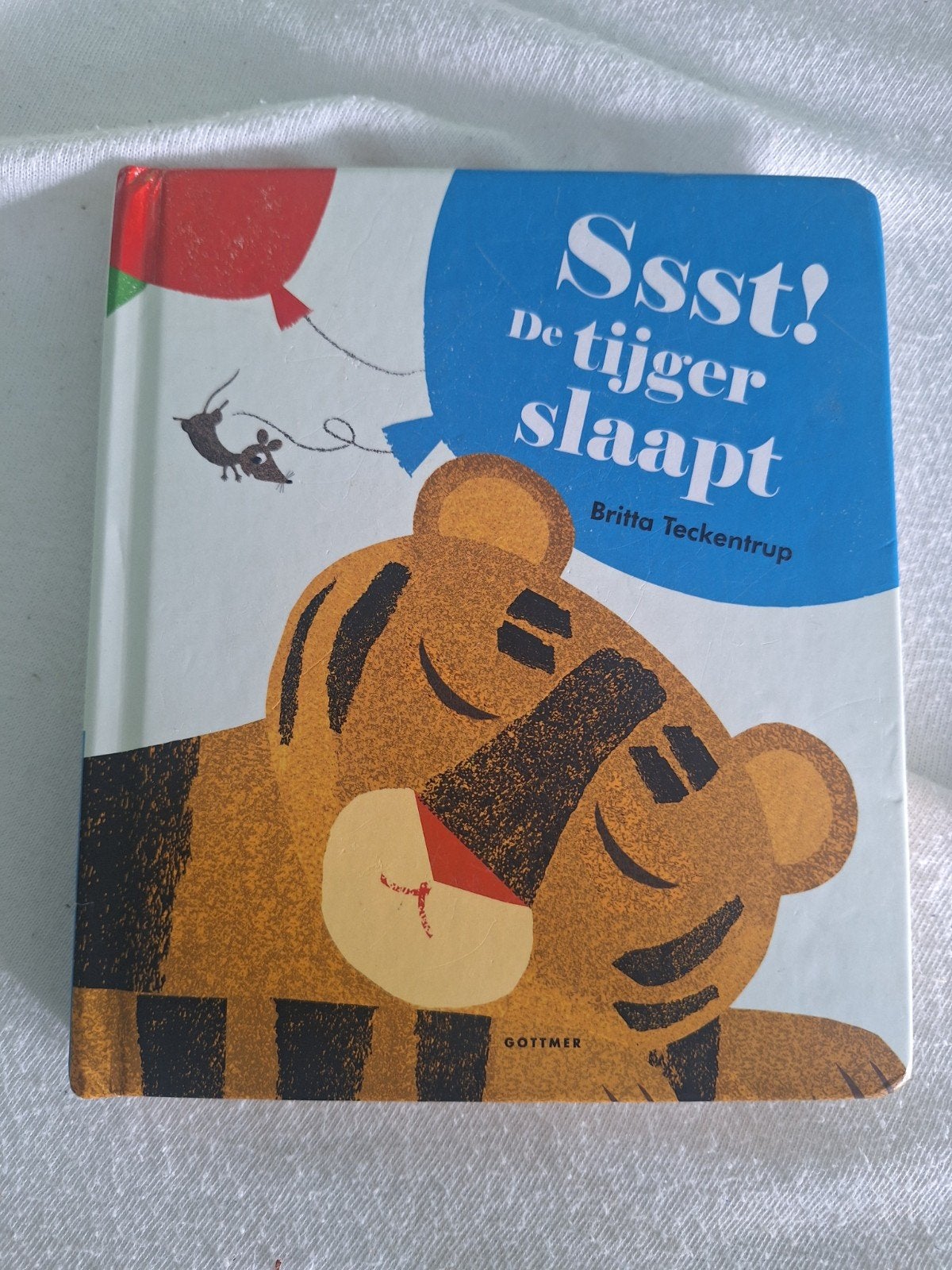 Sssst! De tijger slaapt - Britta Teckentrup, Boeken, Fictie algemeen, Jongen of Meisje, Ophalen of Verzenden, Zo goed als nieuw