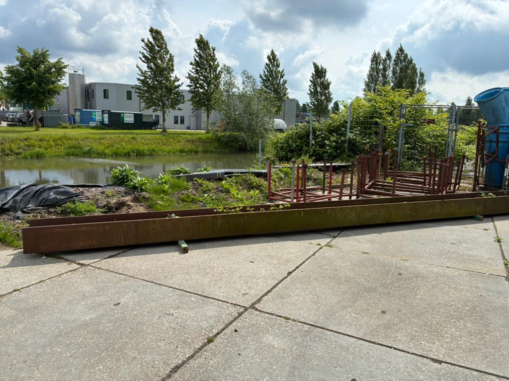 2 x Stalen HEB balk 450 B, Doe-het-zelf en Verbouw, Metalen, Ophalen