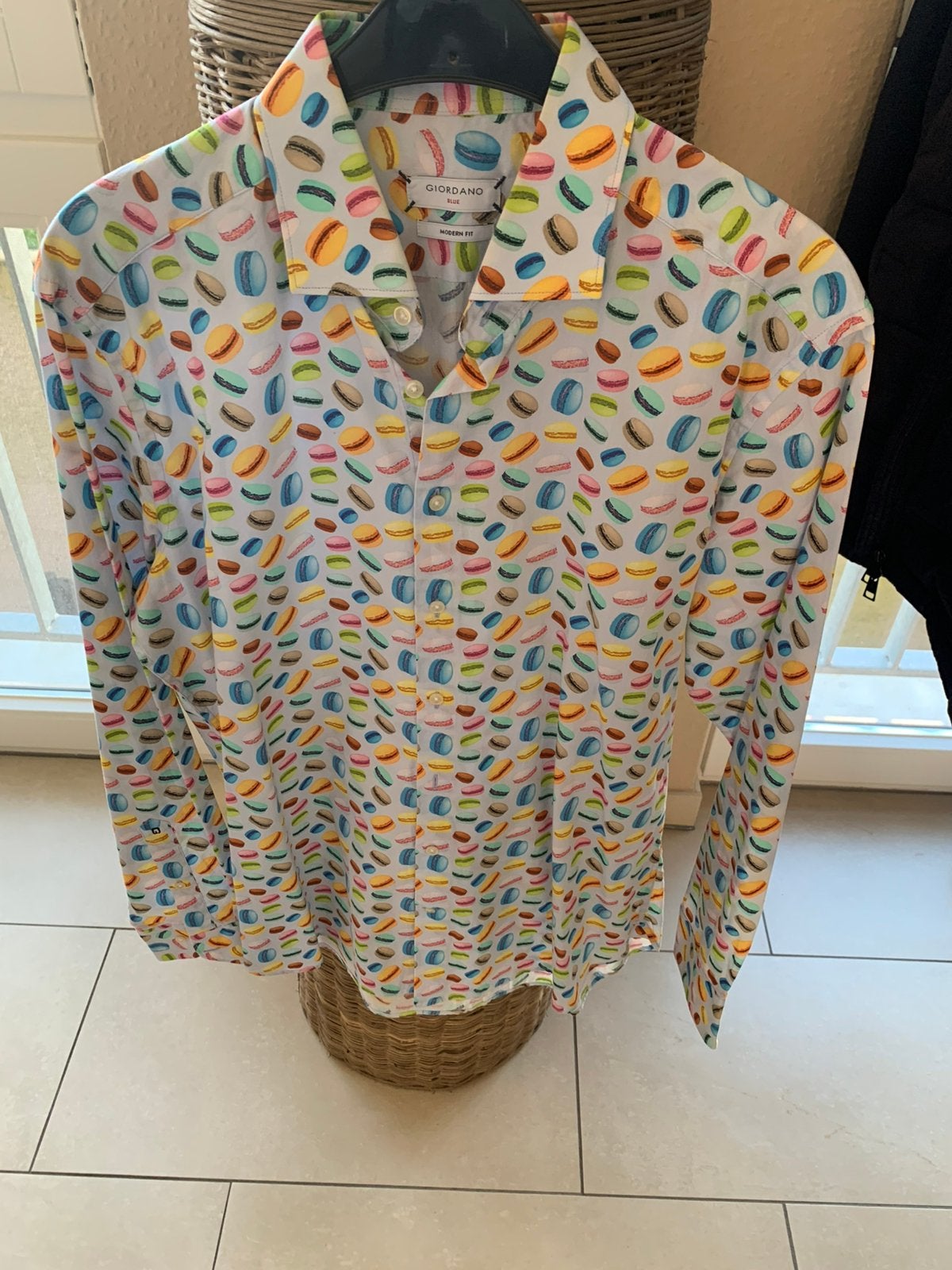 Nieuw overhemd merk Giordano maat M, Kleding | Heren, Ophalen of Verzenden, Nieuw, Overige kleuren, Halswijdte 39/40 (M)