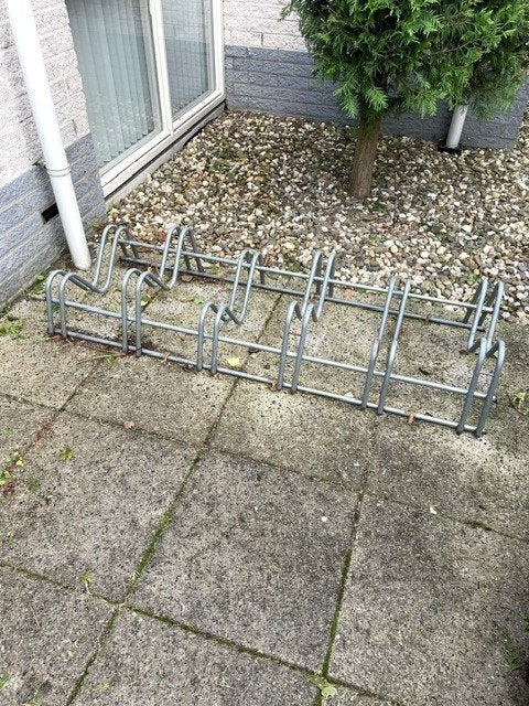 Fietsenrek voor 6 fietsen, Ophalen, Gebruikt