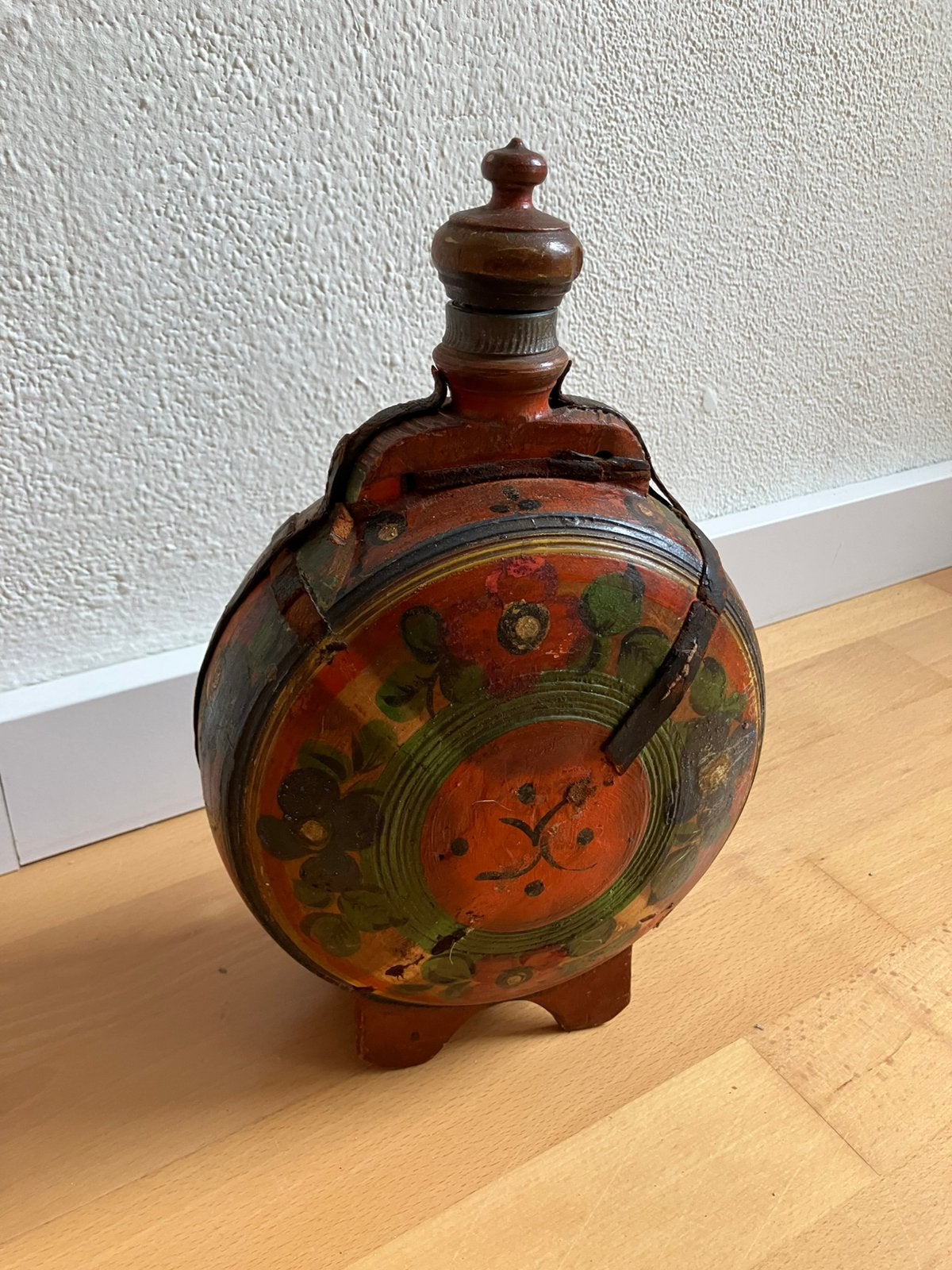 Rusland veldfles antiek vintage decoratie, Ophalen of Verzenden