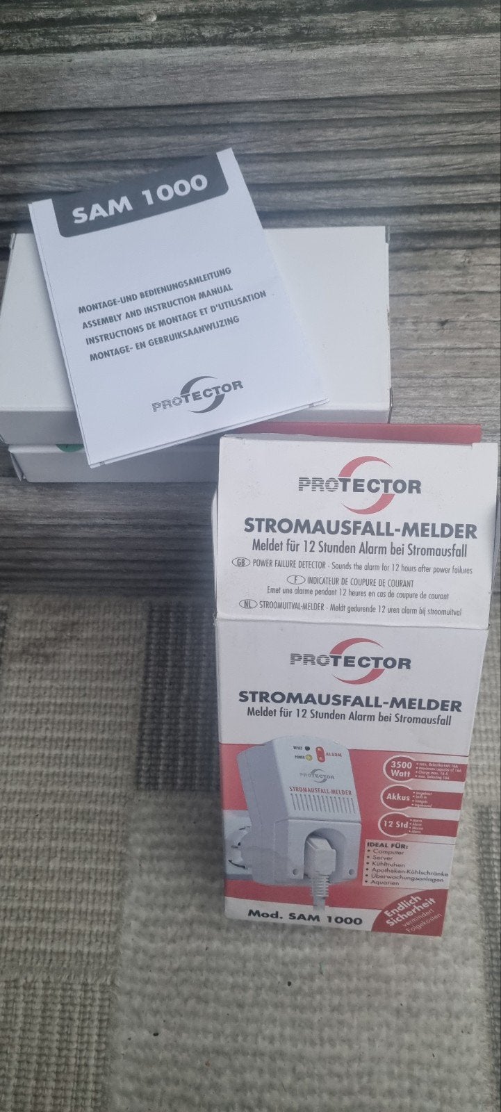 Protector SAM 1000 Stroomuitvalmelder met Accu, Detector, Sensor of Melder, Nieuw, Ophalen of Verzenden, Overige soorten