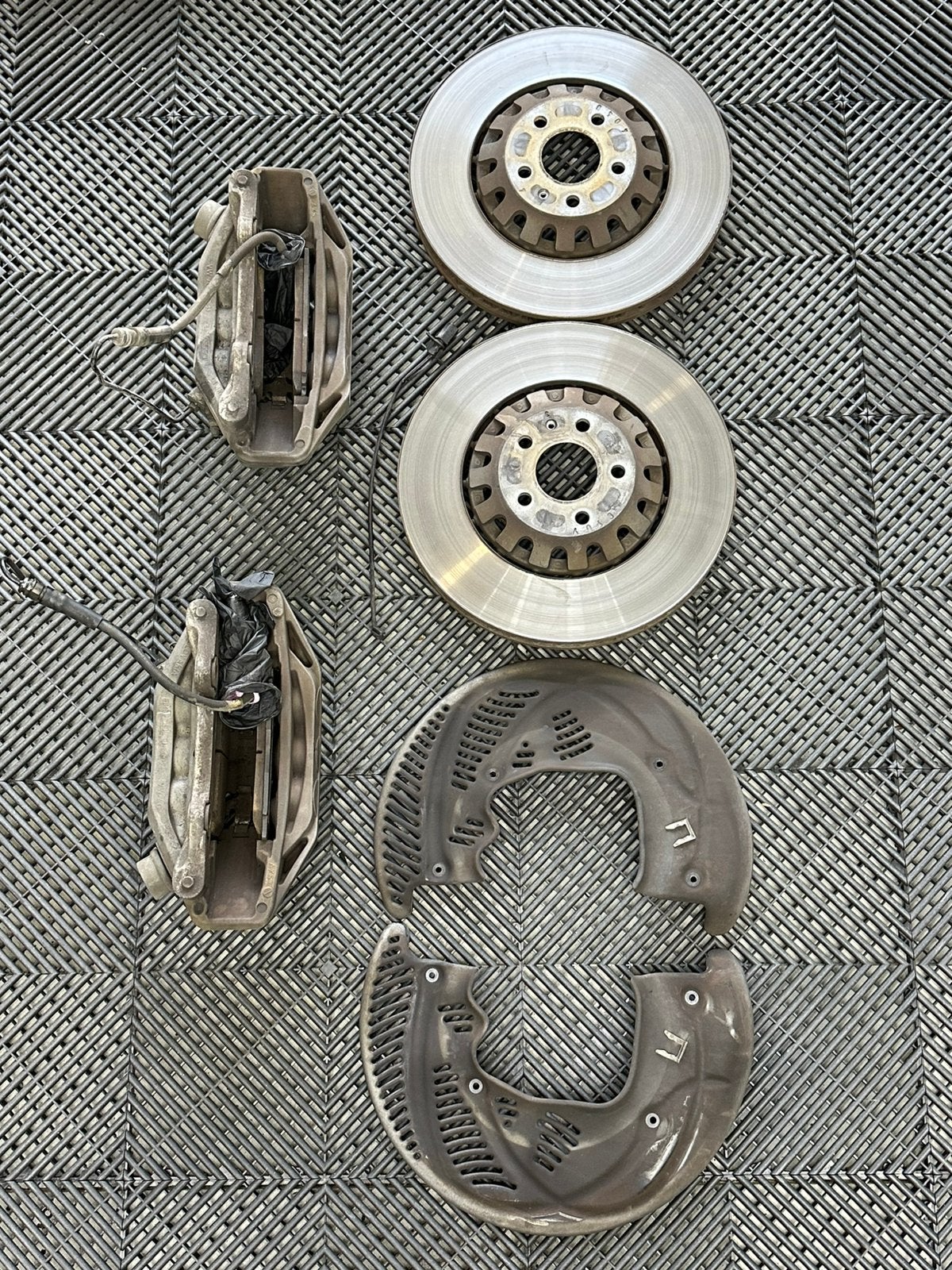 Remset 375mm audi 6 pots big brake c8 a6/a7, Auto-onderdelen, Remmen en Aandrijving, Ophalen, Gebruikt, Audi