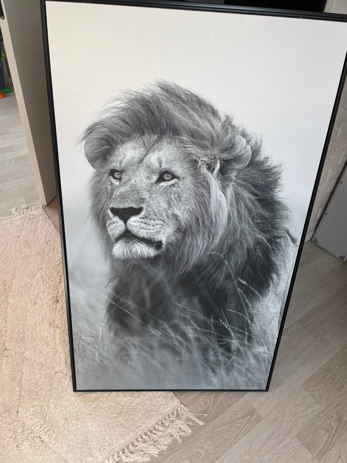 Schilderij leeuw, Huis en Inrichting, Woonaccessoires | Schilderijen, Tekeningen en Foto's, Ophalen, Zo goed als nieuw, Schilderij