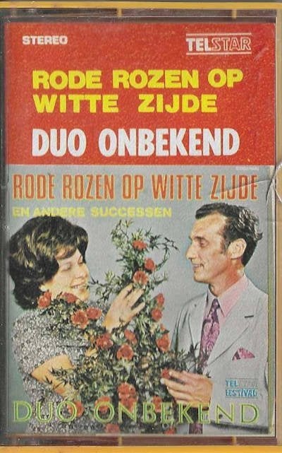 Duo Onbekend – Rode Rozen Op Witte Zijde 1971 CB482, Cd's en Dvd's, Cassettebandjes, Gebruikt, 1 bandje, Ophalen of Verzenden