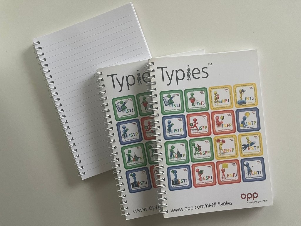 MBTI werkboekjes / notitieboekjes (3 stuks), Ophalen of Verzenden, Nieuw, Onbekend