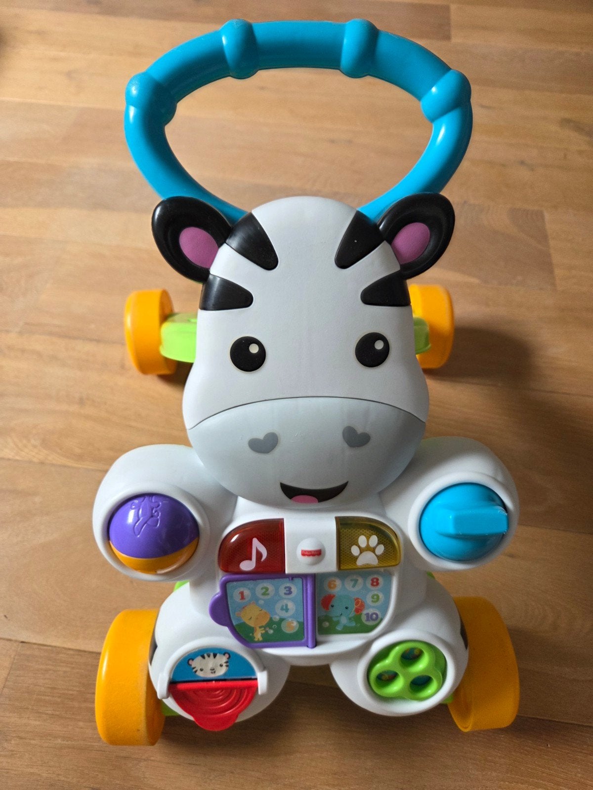 Loopwagen Fisher Price Zebra, Ophalen, Gebruikt, Duw- of Trekspeelgoed, Met licht