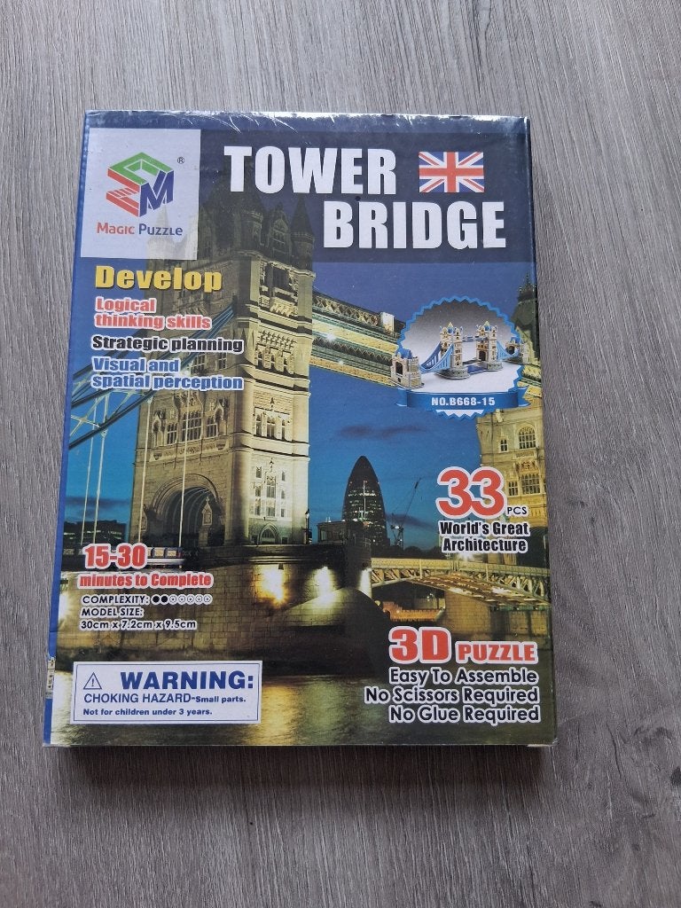 Tower Bridge knutselen, Ophalen of Verzenden, Nieuw, Knutselen